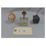 Vintage Glass Radio Candy Container by Victory Gla