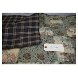 Patchwork Quilt w/floral pattern 78' x 58'