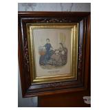 Victorian Pictures in beautiful Wood Frames