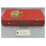 No. 6 1/2 All Electric ERECTOR SET in Red Metal Bo