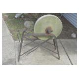 Antique Pedal-Powered Grinding Wheel