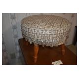 Footstool w Vinyl Cover