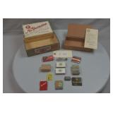 Cigar Boxes, Winston Lighter, Ronson Flints, Medic
