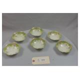 RS Germany Scalloped Forget Me Not Dessert Bowls