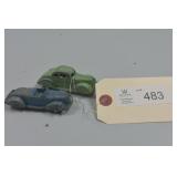 Tootsietoy No. 231 Chevrolet Coupe & No. 233 Aubur