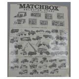 1967 Matchbox Selector Chart 'Matchbox' Series