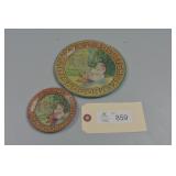 Ohio Art Co. Lithograph Alphabet Plates Circa 1920