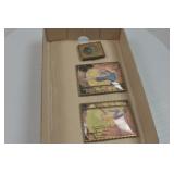 Vintage Convex Glass reverse painted