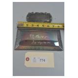 Victorian Era Silver & Vintage Silver Plate Coffin