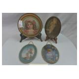 Sun Catchers & vintage child's prints