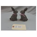 Longaberger Col. Club Resin Chocolate Bunny Nibs