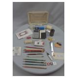 Misc. Office Lot including vintage Sharp Solar Cal