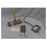 Candle Holder, Pocket Balance, Hay Hook& Clamps