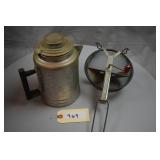 Vintage Coffee Pot and Flower Sifter