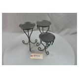 Longaberger Wrought Iron Candle Holders
