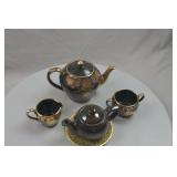 Black & Gold Tea Set (Possible Gibsons)