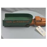 Vintage Buddy L Fast Freight Semi Truck / Trailer