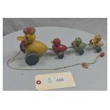 Vintage Fisher Price Quacky Family Duck Pull Toy