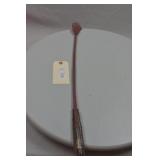 Antique Braided Leather & Wire Wrap Horse Whip Equ