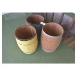 Three Nail Kegs 18' high & 12' openings on top