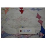 Vintage Snowball or Arkansas Snowflake Quilt