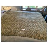 Hand Knitted Afghan 52"x63" & 53"x80"