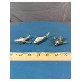3 pcs; Metal Dinky Toys, Mystere IV 80A