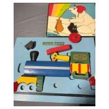 Variety of Vintage Wooden Puzzles