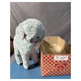 Knickerbocker Toy Co. Blue Lamb in Original Box