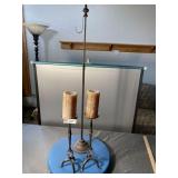 Metal Candle Holders, Extendable Wreath Stand w Ho