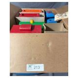 Vintage Playskool Wooden 5 pc Train Set and Playsk