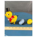 3 pcs; Plastic Top Hat Duck 1950 Irwin Wind up (dm