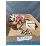 Wood Doll Furniture, Dresser, Candelabra, Rocker