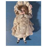 Vintage Porcelain Jointed Doll (no Pillow)
