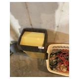 Wastebasket, Clothes Basket, Extension Cords & Mis