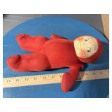 Vintage Cuddle Kewpie Doll and Homemade Stuffed Ho