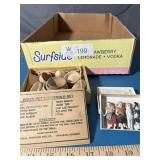 Polly Pet Household Set and 4 Miniture Porcelain D