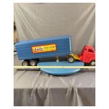 Vintage Hi-Way Express Van Lines Marx Toys Plastic