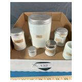6 pcs; Ceramic Kitchen Flour Sugar, etc. Set-Armou