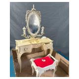 Vintage Barbie Makeup Vanity w/Susy Goose Mirror a