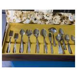 International Silver Co.  Silverware in Cupboard