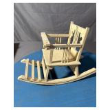Vintage Wooden Doll House Furniture; Dresser and R