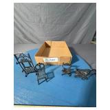 4 pcs Metal Doll Furniture (France)