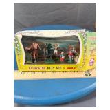 Marx Fairykins Play Set in Box, Metal Tin Peter Pe