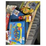 "I Spy" Game, Coloring Books, Pencils & "Let
