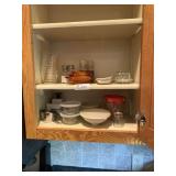 S&P,  Pyrex Measuring Cup w Lid, Custard Cups :& M