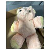 Vintage 2 Bunnies and Teddy Stuffed Animals