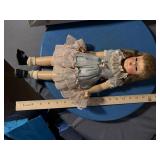 Vintage Jolly Doll w/Human Hair in Original Box