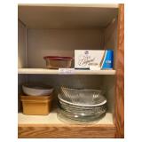 3 - 9.5 C Pyrex Pie Plates & 9" Blue Cornflower