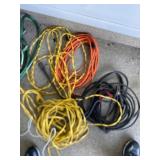 4 Extension Cords & Jumper Cables